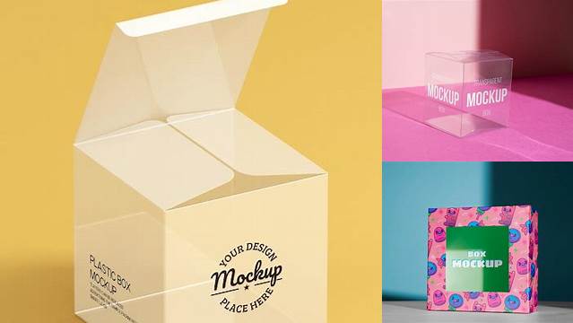 1471+ Transparent Box Mockup Best for Showcase