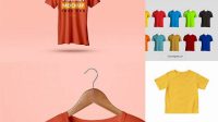 1472+ Free Download Mockup Kaos Anak Cdr Free PSD