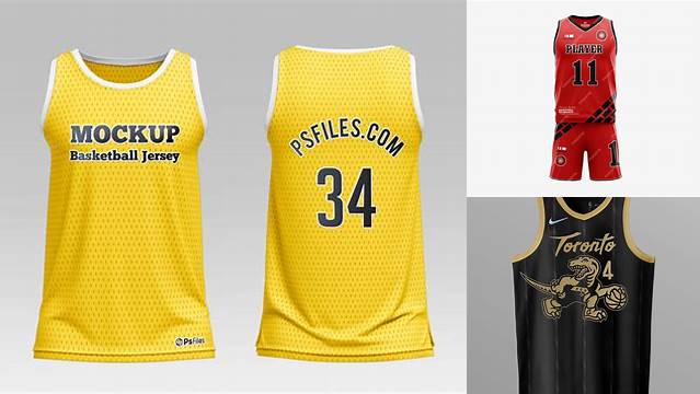 1473+ Nba Jersey Mockup Professional PSD Template