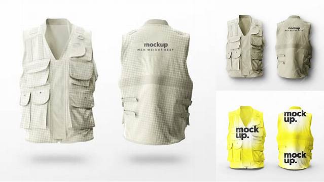 1478+ Mockup Vest Free Mockup PSD Free Download