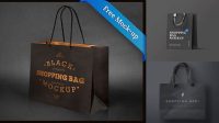 1484+ Black Bag Mockup For Free Download