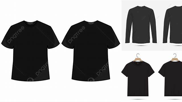 1485+ Mockup Kaos Hitam Depan Belakang Smart PNG Image