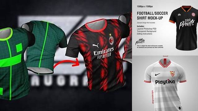 1487+ Mockups Camisetas De Futbol Free PSD