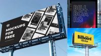 1488+ Mockup Billboard Free High-Quality PSD Files