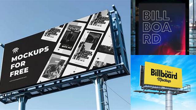 1488+ Mockup Billboard Free High-Quality PSD Files