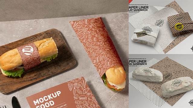 1489+ Sandwich Paper Mockup Download Free