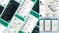 1494+ Whatsapp Business Mockup Premium PSD Freebie