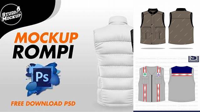 1500+ Mockup Rompi Cdr Include TIFF