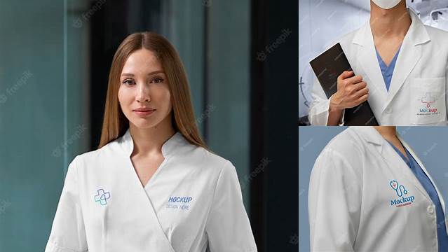 1502+ Lab Coat Mock Up High-Quality PSD Files