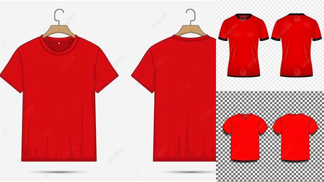 1505+ Template Kaos Merah Smart PNG Image