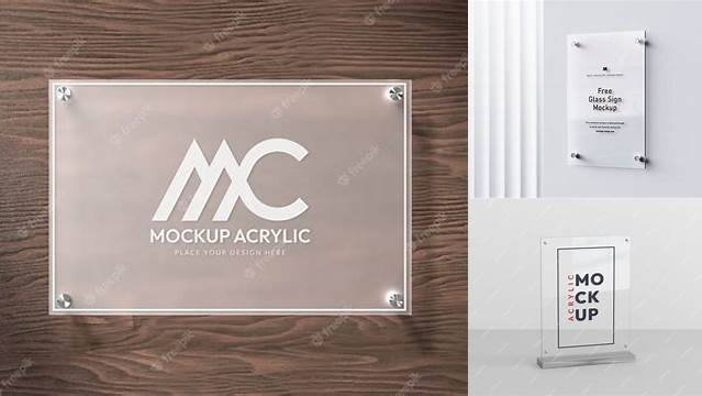 1508+ Acrylic Sign Mockup Download Free