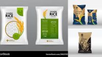 1516+ Rice Package Mockup Free Smart PNG Image