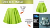 1519+ Tennis Skirt Mockup Digital Resource Free Download