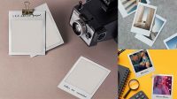 1528+ Polaroid Mockup Psd Free PSD