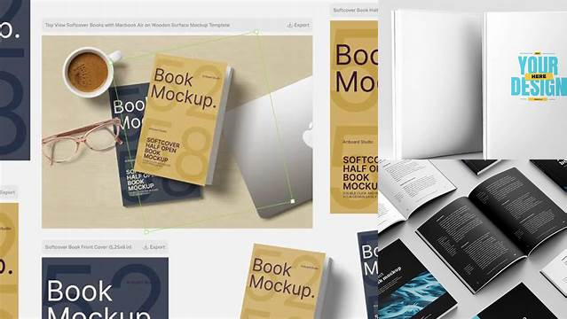 1536+ Free Online Book Mockup Generator Free Download Design Mockup