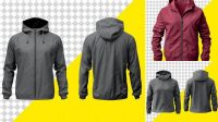 1536+ Windbreaker Mockup Psd Smart PNG Image