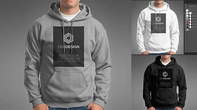 1539+ Gildan Hoodie Mockup Mockup PSD Free Download