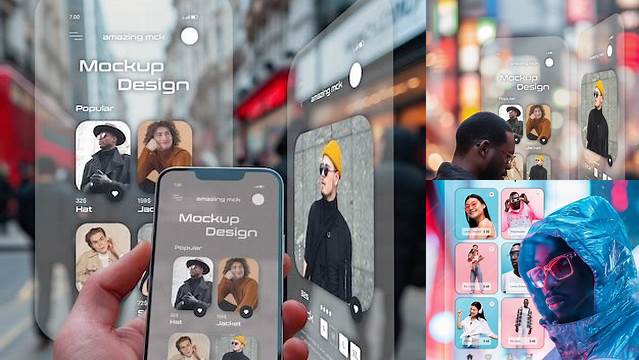 1540+ Augmented Reality Mockup Psd Stylish Free PSD