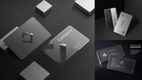 1541+ Metal Business Card Mockup Free Graphic Design Resource