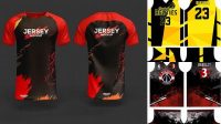 1543+ Sublimation Jersey Template Psd High-Quality Creative PSD