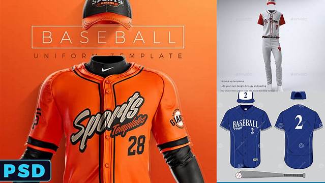 1548+ Baseball Uniform Mockup Free Include TIFF