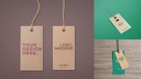 1549+ Hang Tag Mockup Psd Free Editable Mockup PSD