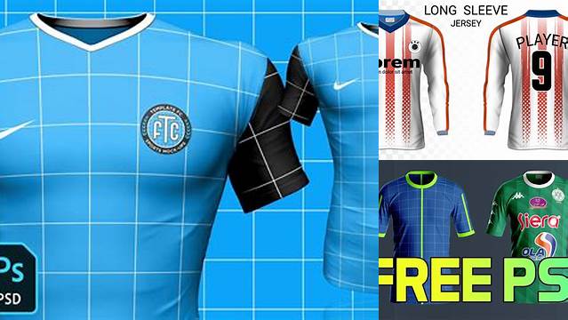 1549+ Soccer Jersey Mockup Template Editable Photoshop File