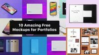 1563+ Free Portfolio Mockups Creative Layered Design File