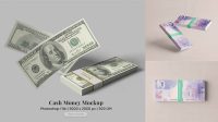 1564+ E Money Mockup PSD Free Download