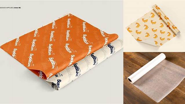 1570+ Wax Paper Mockup Smart PNG Image