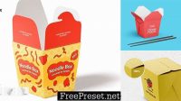 1574+ Noodle Box Mockup Download Free