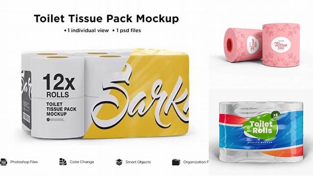 1581+ Toilet Paper Packaging Mockup Free PSD Download