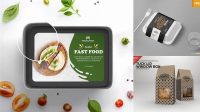 1596+ Food Box Mockup High-Resolution PSD Download