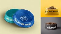 1597+ Pet Bowl Mockup Free High Resolution