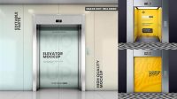 1599+ Elevator Mockup Psd Include TIFF