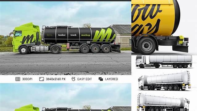 1604+ Tank Truck Mockup Download Free