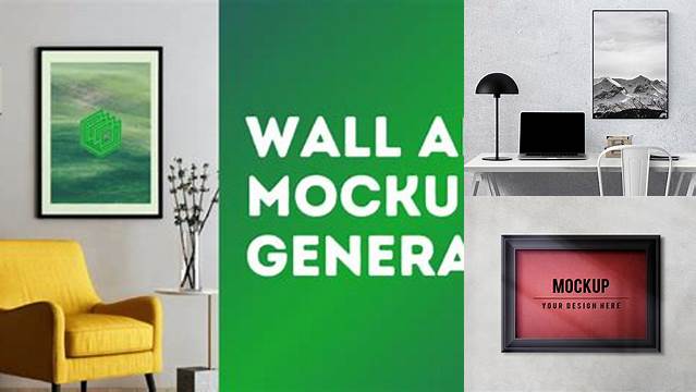 1611+ Free Wall Art Mockup Generator PSD Free Download