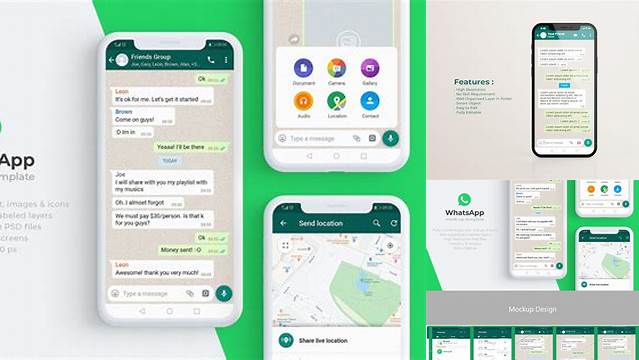 1618+ Mockup Whatsapp Business Include TIFF