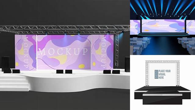 1621+ Stage Mockup Free Easy Editable