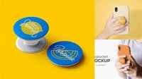 1623+ Free Popsocket Mockup Easy Editable