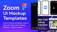 1631+ Zoom Mockup Free Mockup Templates