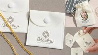 1632+ Jewelry Bag Mockup PSD Download