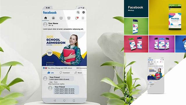 1634+ Facebook Carousel Mockup Psd Free Premium Quality Freebie