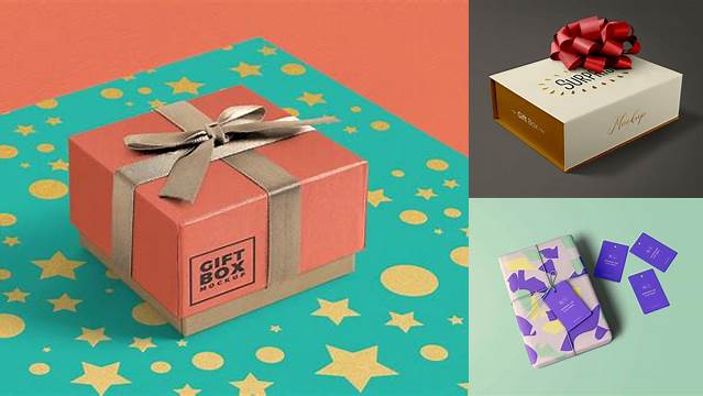 1639+ Gift Mockup Psd Free Best for Showcase