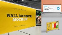 1642+ Horizontal Banner Mockup High Resolution