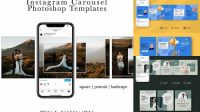 1643+ Instagram Carousel Template Psd Digital Download