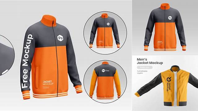 1646+ Mockup Jacket Free Versatile Photoshop File