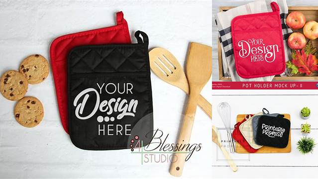 1648+ Pot Holder Mockup Best for Showcase