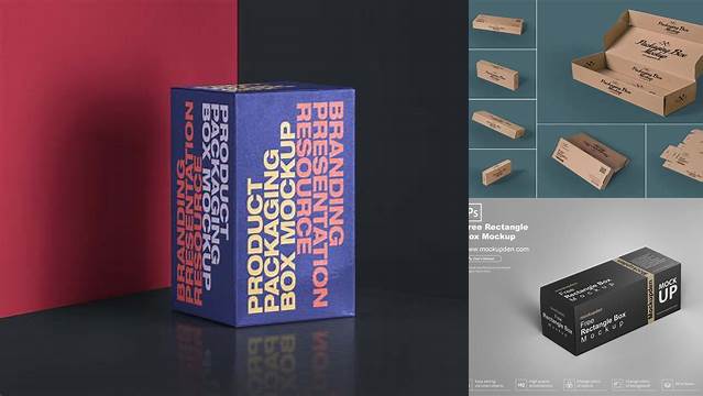 1654+ Rectangle Box Mockup Creative PSD Resources