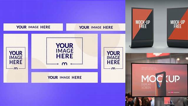 1656+ Google Display Mockup PSD Download